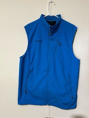 Mammut Men's Bright Blue Softshell Vest